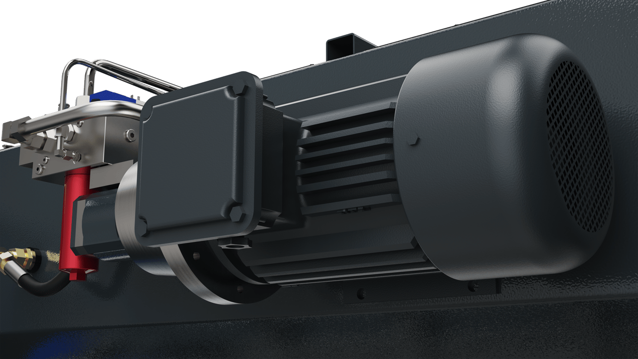 AC motor system for press brake
