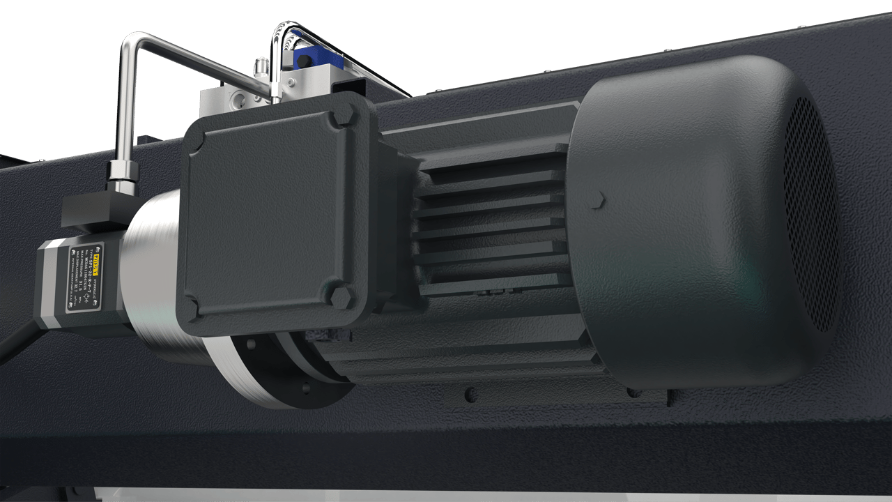 AC motor system for press brake