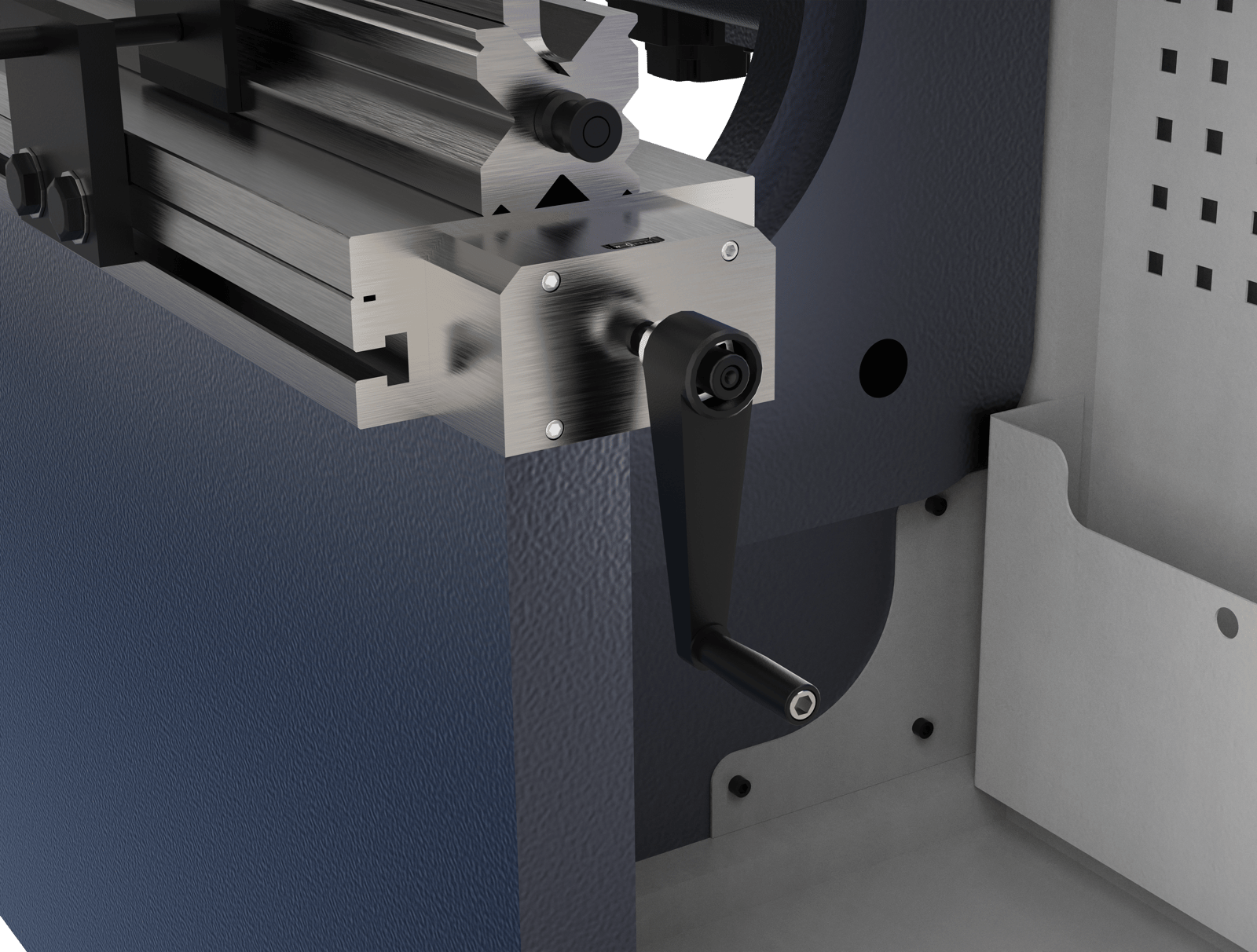 Manual mechanical crowning system